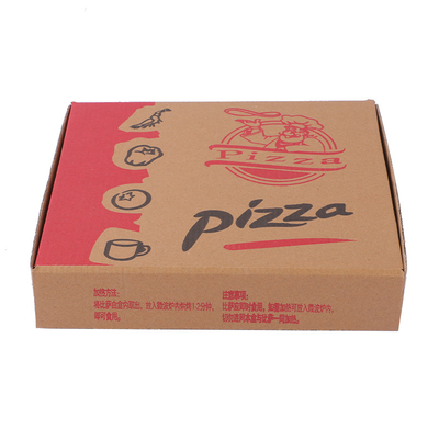 Recyclable Hot Sale Customized Food Grade Supply Packaging Cardboard Paper Box For Pizza