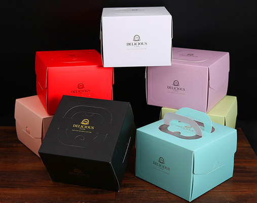 Handmade Custom Printing High Quality Cake Box With Different Size Paper Box Printing From China